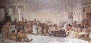 Edwin Long,An Egyptian Feast (mk23) Alma-Tadema, Sir Lawrence